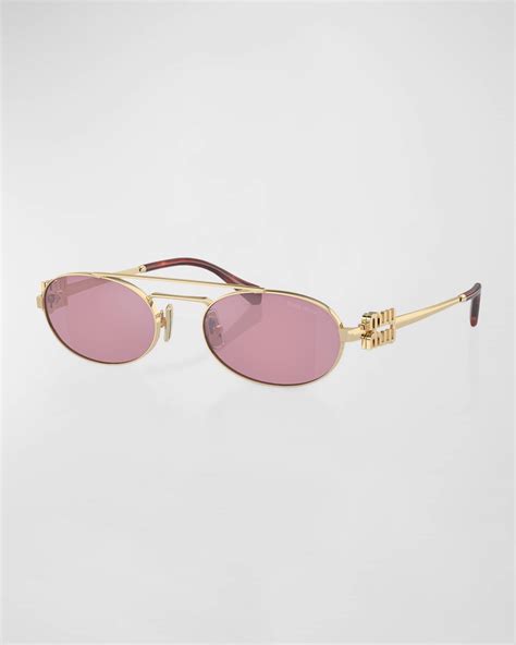 miu miu pink aviator sunglasses|miu sunglasses for women.